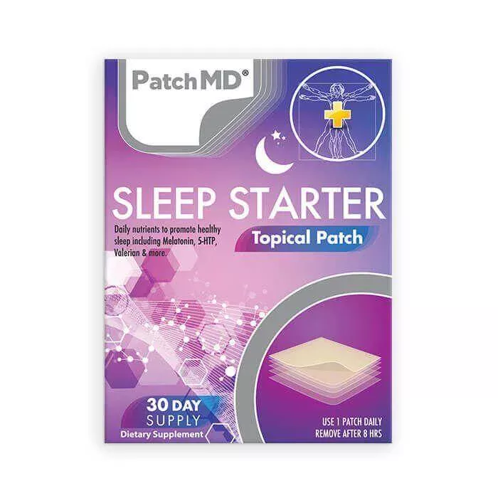  The Good Patch Plant Powered Sleep Support - Sustained Release  Dream Patch with Melatonin, Hops, Valerian Root (16 Total Patches) : Health  & Household