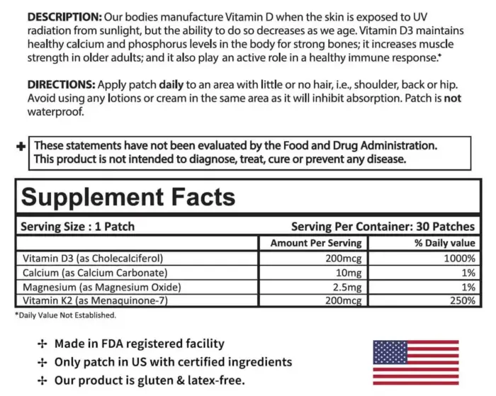 Ingredient D3/K2