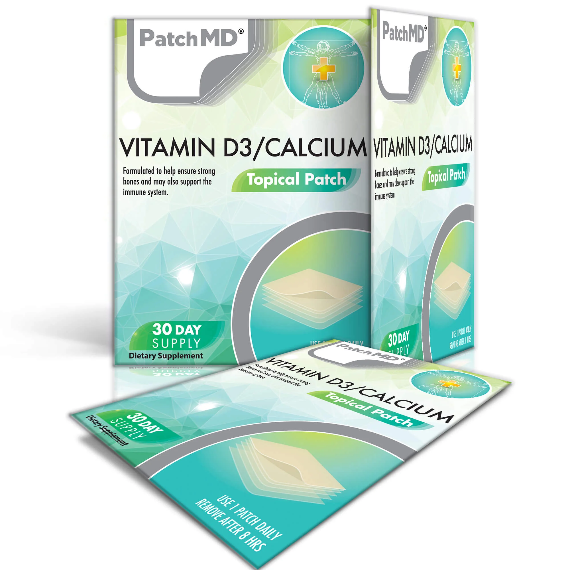 D3/Calcium Topical Patch