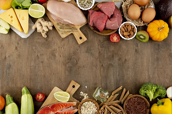 A plate of animal-based foods