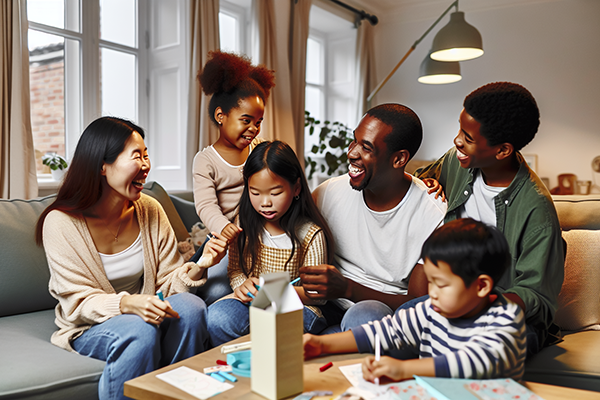 Featured in PatchMD's post 'Coenzyme Q10 and Autism Spectrum Benefits': A heartwarming image of a family spending quality time together, symbolizing the potential positive impact of Coenzyme Q10 in the context of autism.