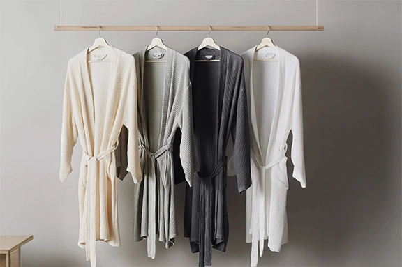 14. CleanBamboo® Waffle Bathrobe